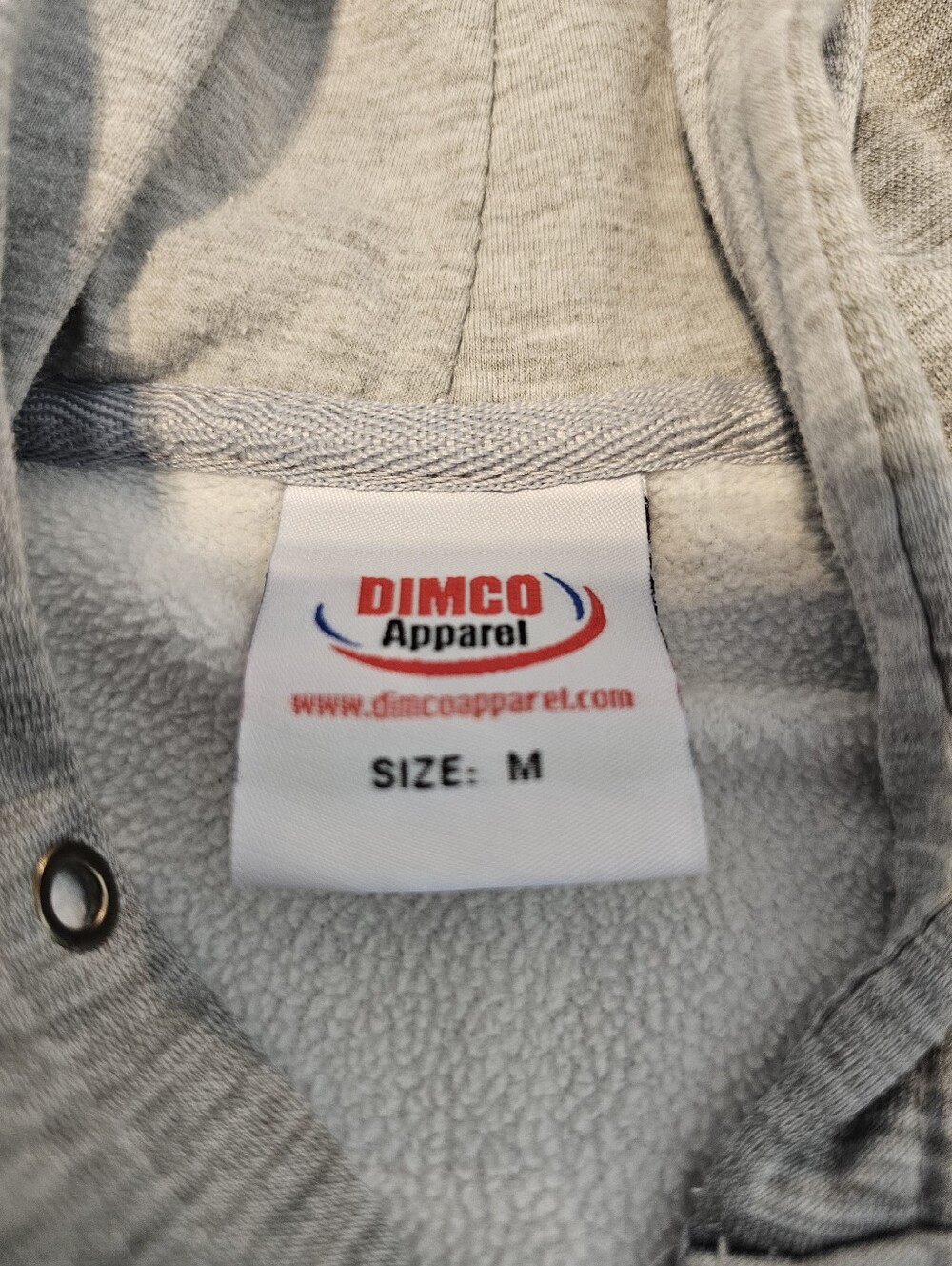 Dollywood Tennessee Gray Zip-Up Hoodie Sweatshirt Dimco Apparel Size M Euc Warm - Picture 5 of 10